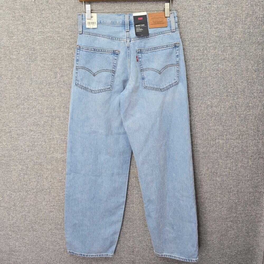 LEVI'S BAGGY DAD MID RISE STRAIGHT LEG JEANS, SIZE 26 X30, NWT - Picture 2 of 9